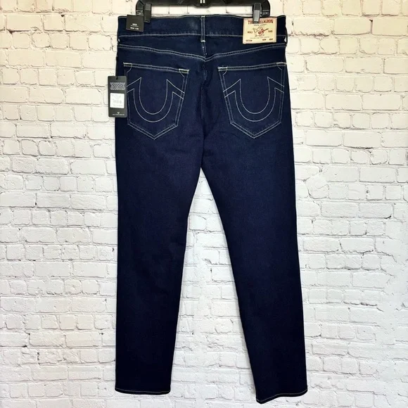 TRUE RELIGION Men's Rocco Single Needle Relaxed Skinny Jeans—NWT—34/32 - Picture 12 of 16